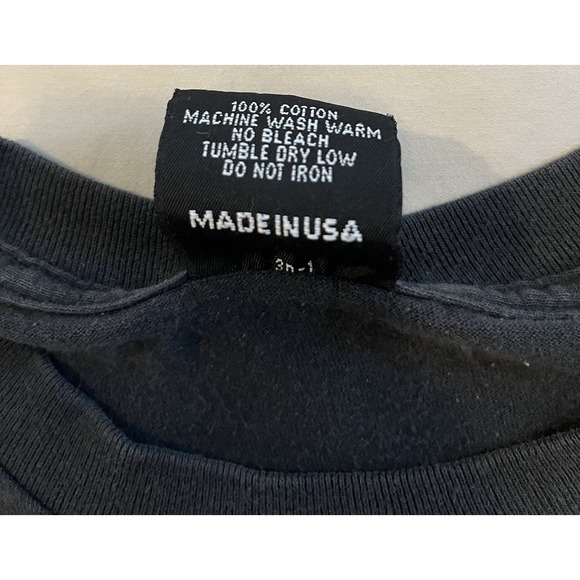 Vntge Harley Davidson T Shirt 3D Emblem Pit bull Strong Survive Niagara Falls  L - Picture 12 of 16